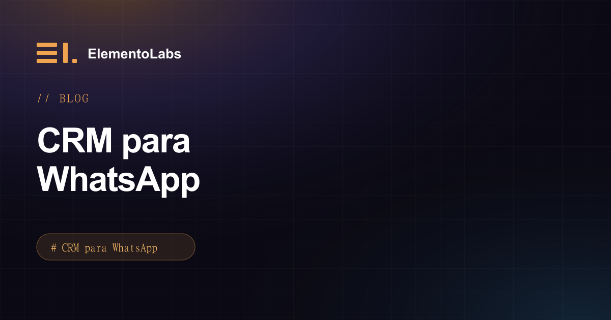 CRM para WhatsApp